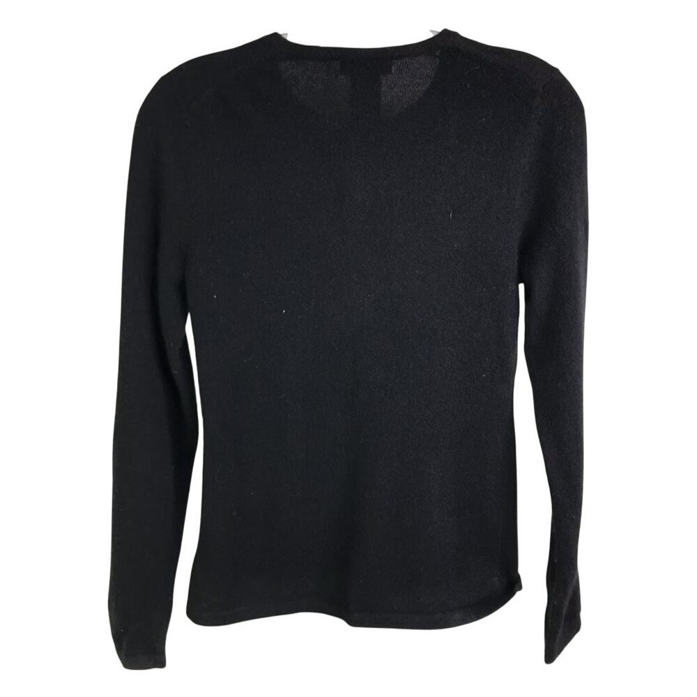 Lord &‎ Taylor Cardigan Womens XS/TP Black Cashmere Gem Buttons Slim Fit Classic - Picture 3 of 7